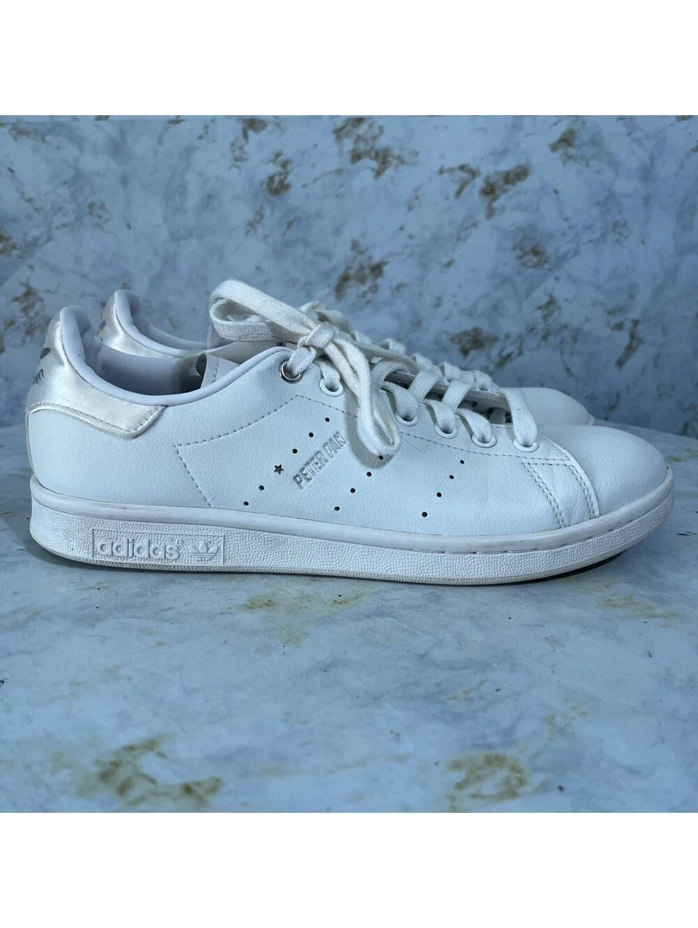 Adidas Stan Smith Peter Pan Men's Size 8 Shoes White Athletic Trainer Sneakers